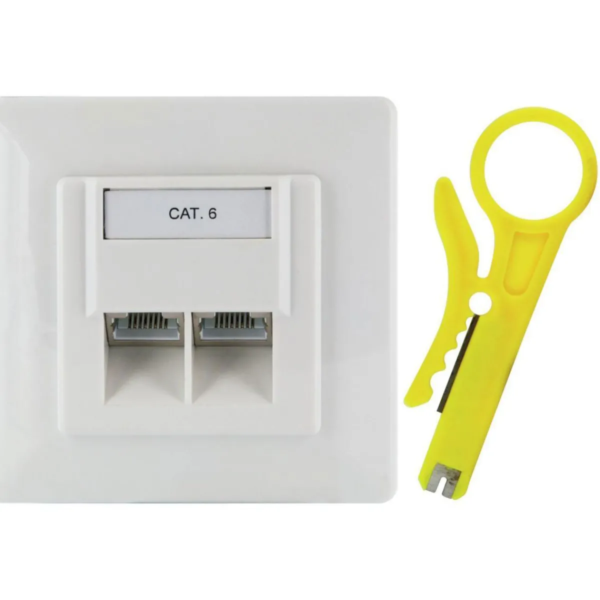 Online Schwaiger Netzwerk-Anschlussdose Cat6 AP