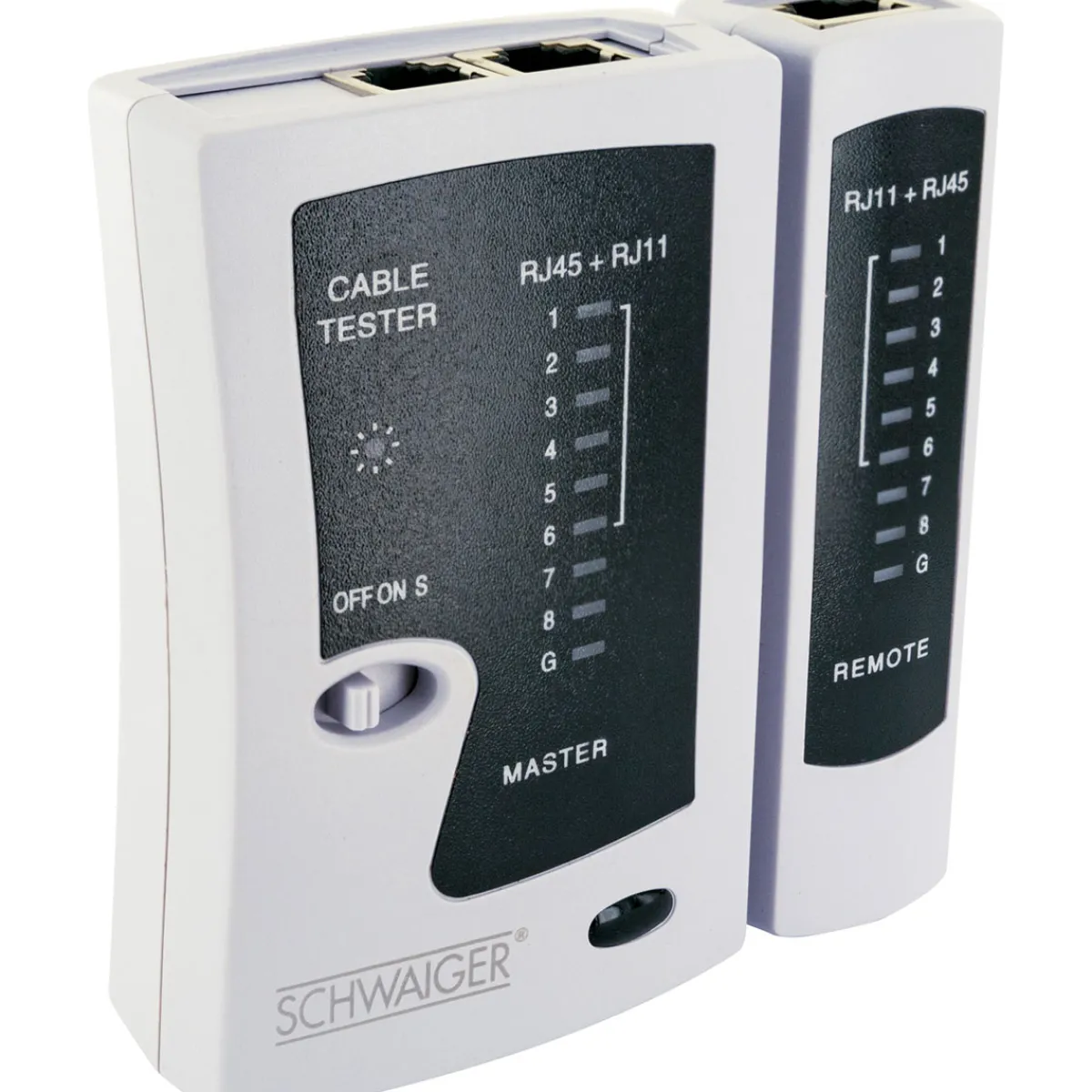 Hot Schwaiger Netzwerkkabeltester f. RJ45 und RJ11