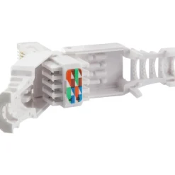 Schwaiger Netzwerkstecker 8 2Stück sw