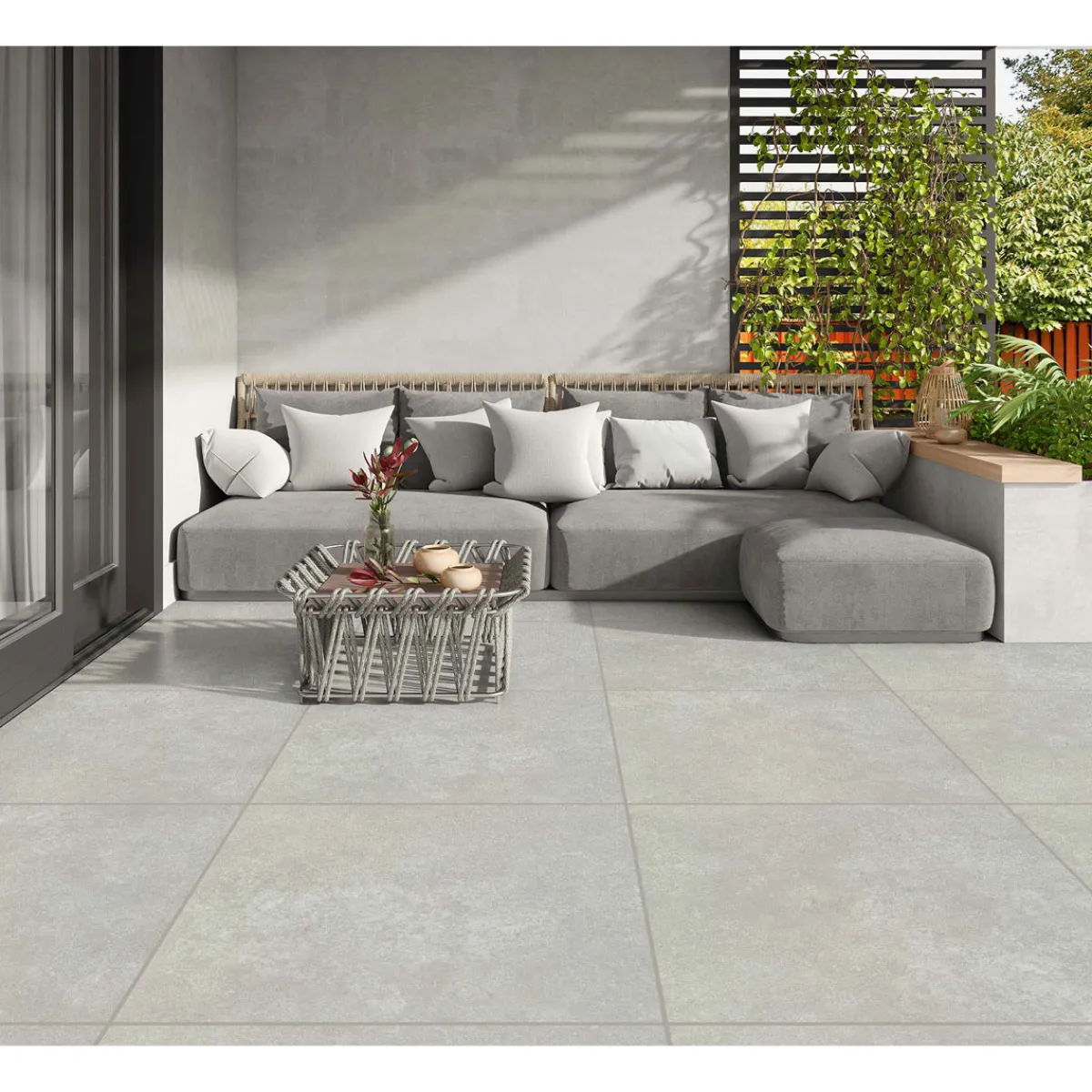 Best No.1 Tile Benet Grey ca60x60x2cm eingef.B4 R10B REK FS