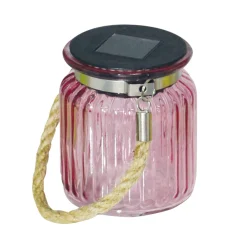 Discount näve Solar-Glas mit Kordel rosa