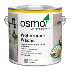 Hot Osmo Wohnraum-Wachs Weiß deckend 2,5 L