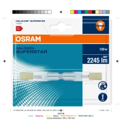 Discount Osram Halogenleuchte Halogen Superstar 120W