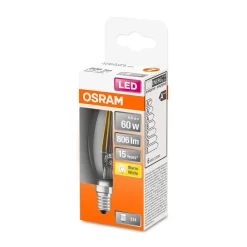 New Osram LED-Leuchtmittel E14 warmweiß 60W