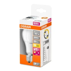 New Osram LED-Leuchtmittel E27 40W Lichtsensor