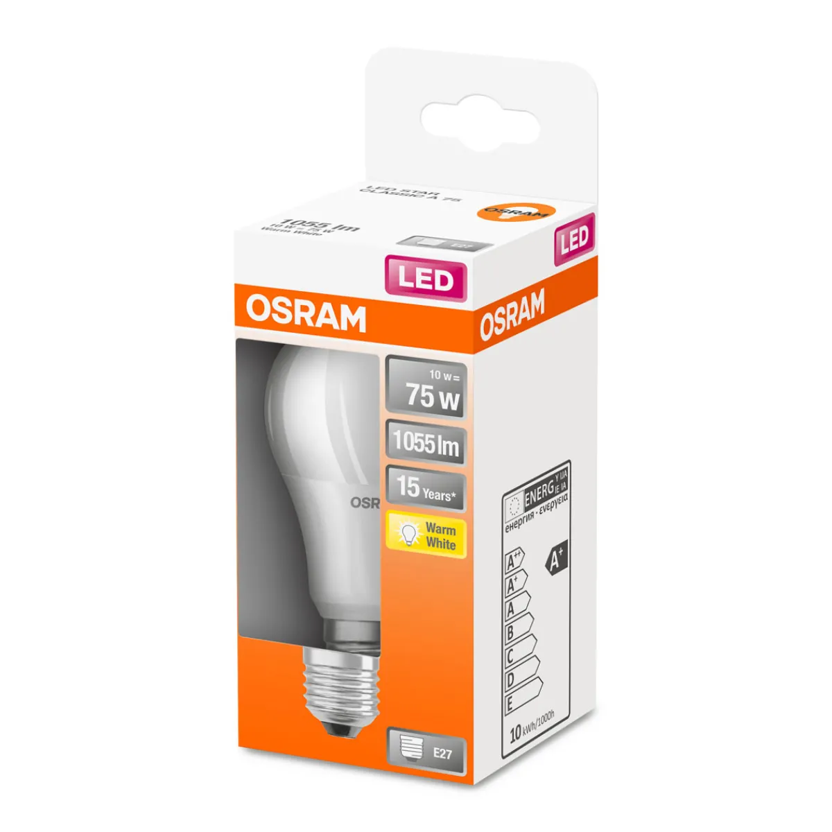 Best Osram LED-Leuchtmittel E27 75W mattWeiß