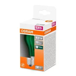 Hot Osram LED-Leuchtmittel Glühlampe E27 4W grün