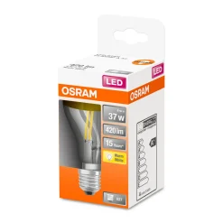 New Osram LED-Leuchtmittel gold warmweiß E27 37W