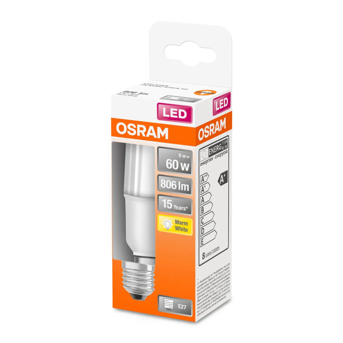 Discount Osram LED-Leuchtmittel Spezial Pin 60W warmweiß