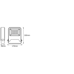 Online Osram LED Strahler Endura Flood 30W grau