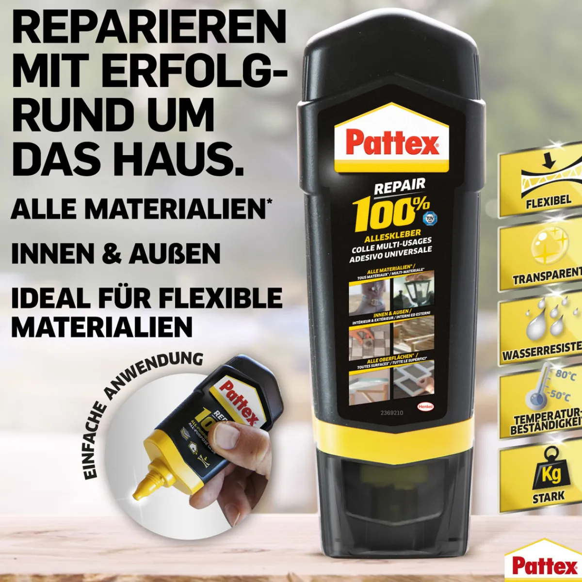 Clearance Pattex Alleskleber 100% Repair 100 g