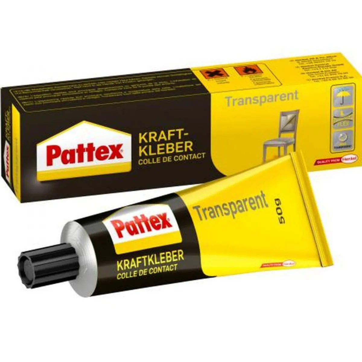 Clearance Pattex Kraftkleber Transparent 125 g