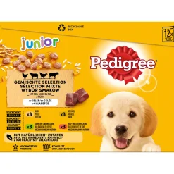 New Pedigree Hundefutter MP Junior 4 Sorten 12 x 100 g