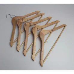 Sale Peggy-Perfect Holzkleiderbügel mit Steg 5er Pack