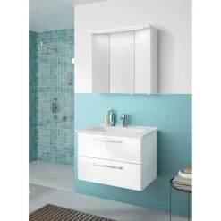 Outlet Pelipal Keramikwaschtisch Trentino rechteckig 79 x 2,5 x 51,4 cm