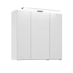 New Pelipal LED-Spiegelschrank Trentino inkl Leuchtmittel weiß 75 x 70 x 20 cm
