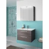 Online Pelipal LED-Spiegelschrank Trentino inkl Leuchtmittel grau 75 x 70 x 20 cm