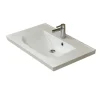 Sale Pelipal Mineralmarmor-Waschtisch Trentino weiß 51 x 80 x 3,5 cm