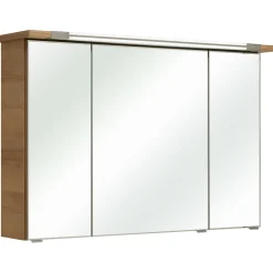 Discount Pelipal Spiegelschrank Trentino Eiche inkl LED-Aufbauleuchte