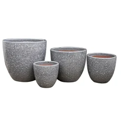 Online Haveson Pflanzentopfserie Glasierter Stein