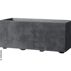 Outlet Pflanzkasten Millennium anthrazit 59 x 25 x 25 cm