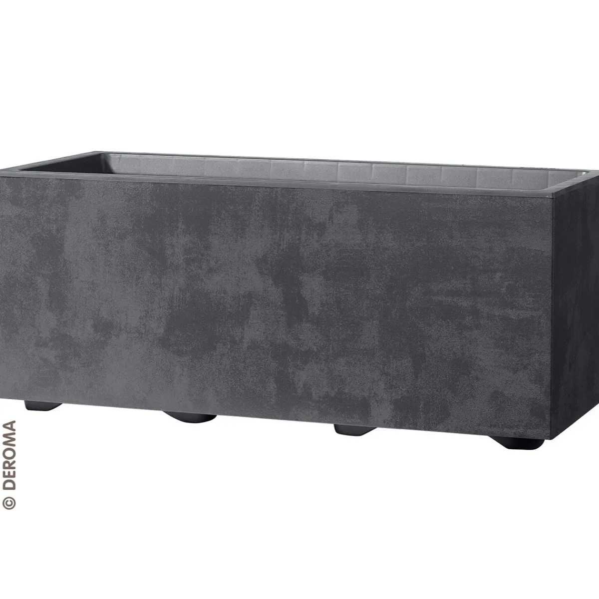 Outlet Pflanzkasten Millennium anthrazit 59 x 25 x 25 cm