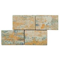Discount Lusit Pflaster Trend 24x16x6 cm Luna Muschel-kalk, Mini-Fase