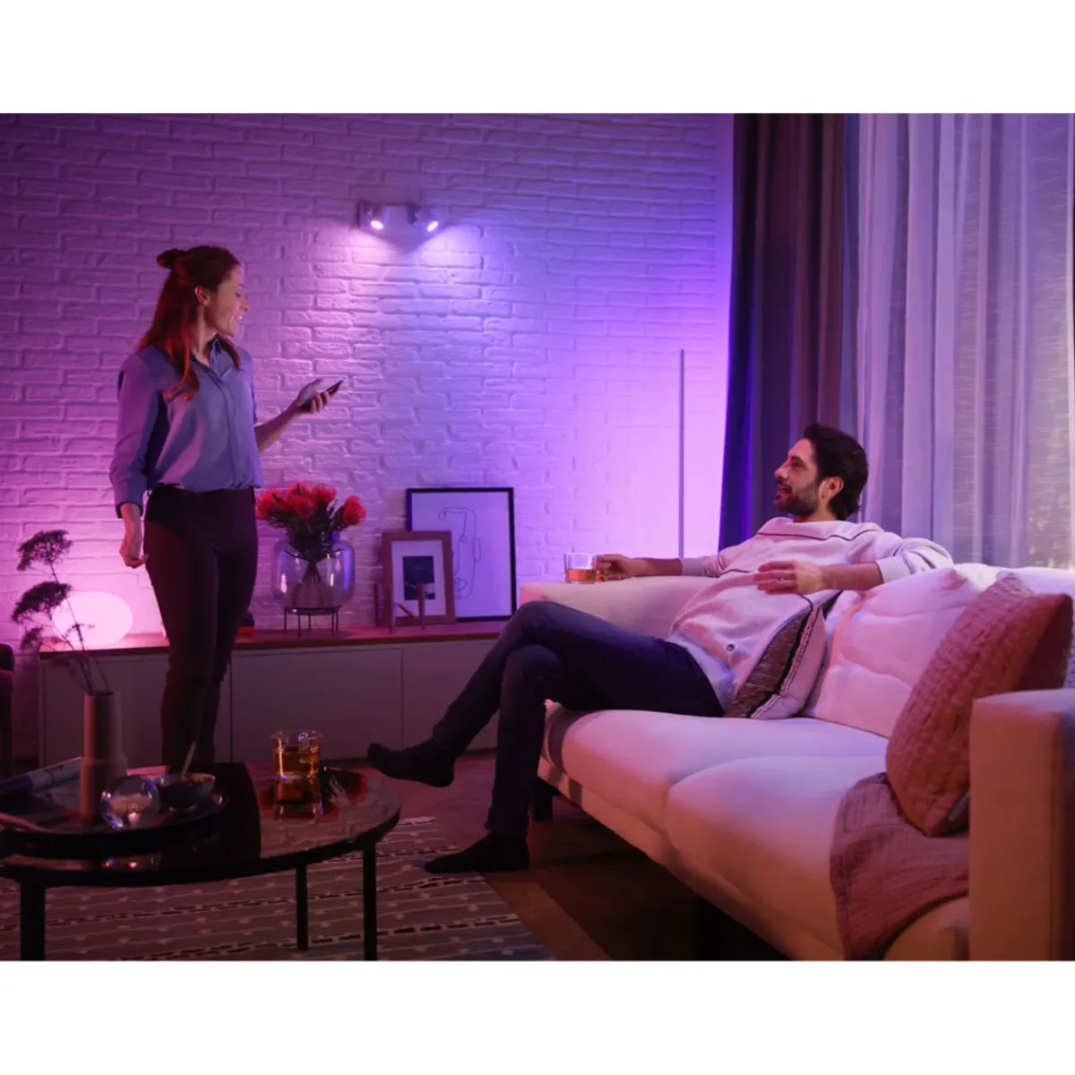Clearance Philips Hue LED-Reflektor White und Color Ambiance GU10 5,7W