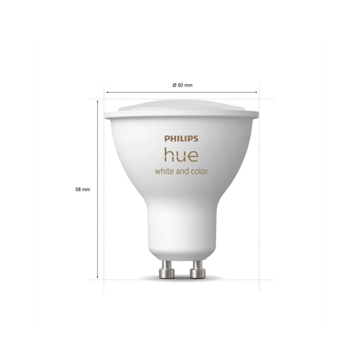 Clearance Philips Hue LED-Reflektor White und Color Ambiance GU10 5,7W