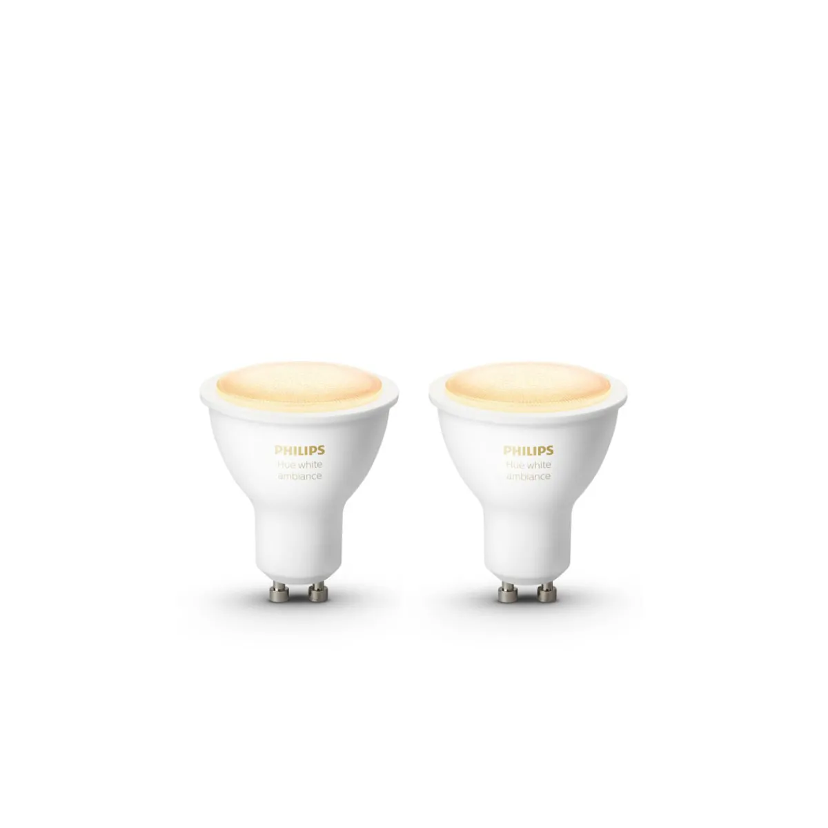 New Philips Hue LED-Reflektor White Ambiance 2er-Set GU10 5W