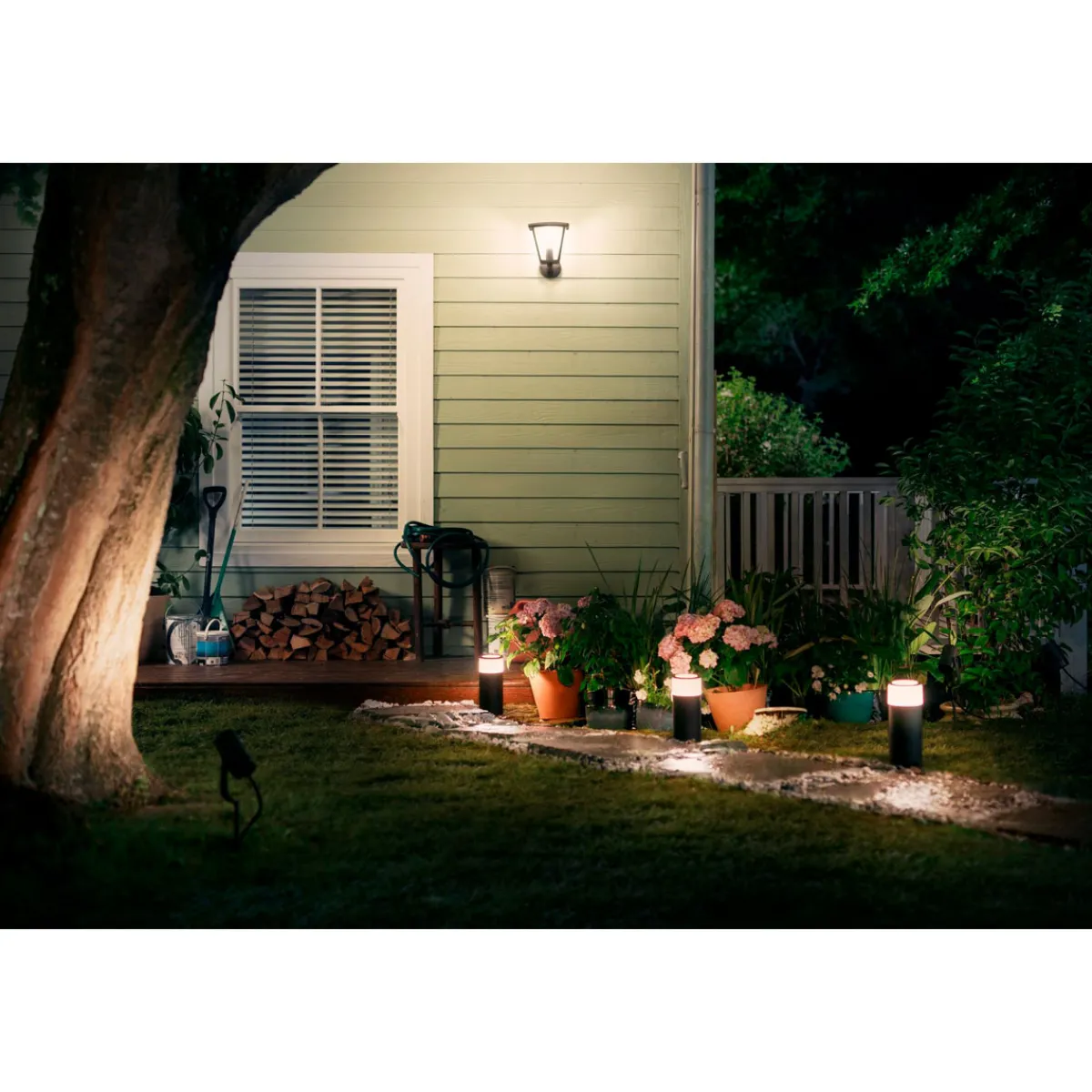 Sale Philips Hue LED-Wegeleuchte Calla schwarz