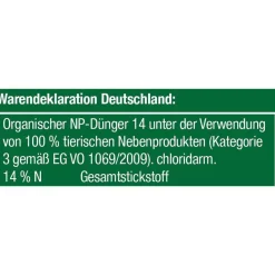 Plantiflor BIO Hornmehl 2,5 kg