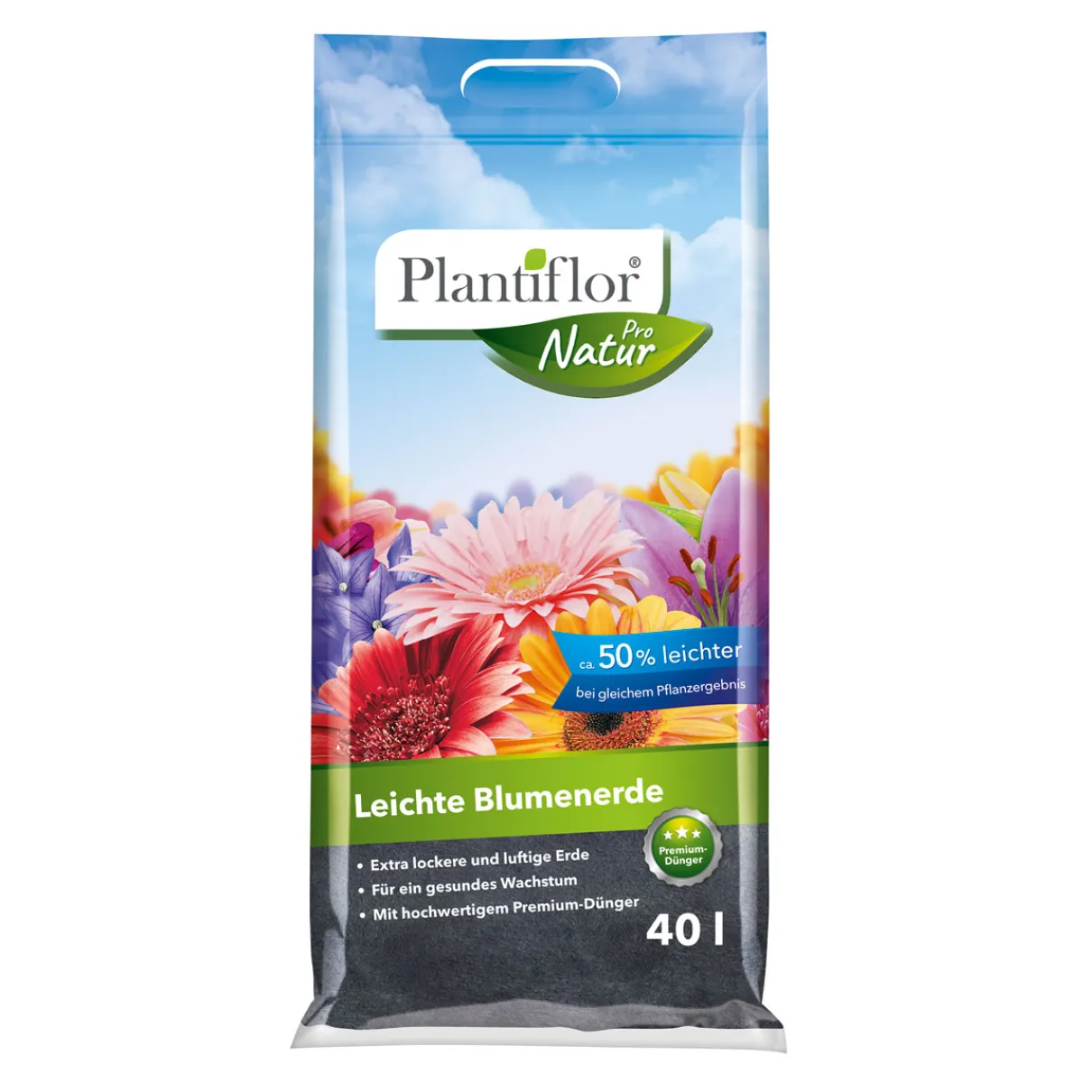 Hot Plantiflor Leichte Blumenerde 40 L