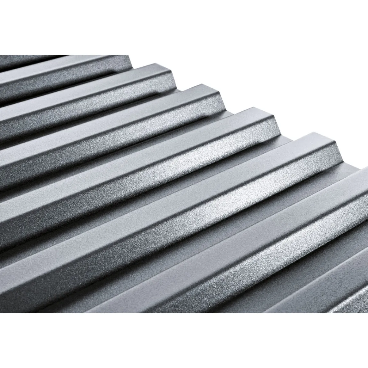 Online gutta PVC Wellplatte grau Trapez 2000x900Typ 1.2, 1 St = 1,8 m2