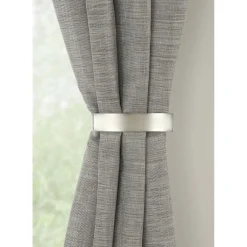 Outlet Gardinia Raffsp. mit Magnet Indira edelstahlopt.