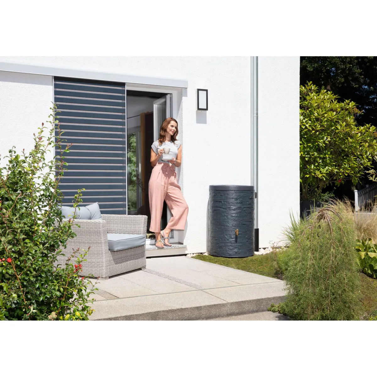 Online 4rain Regenspeicher Arondo 400 L grau