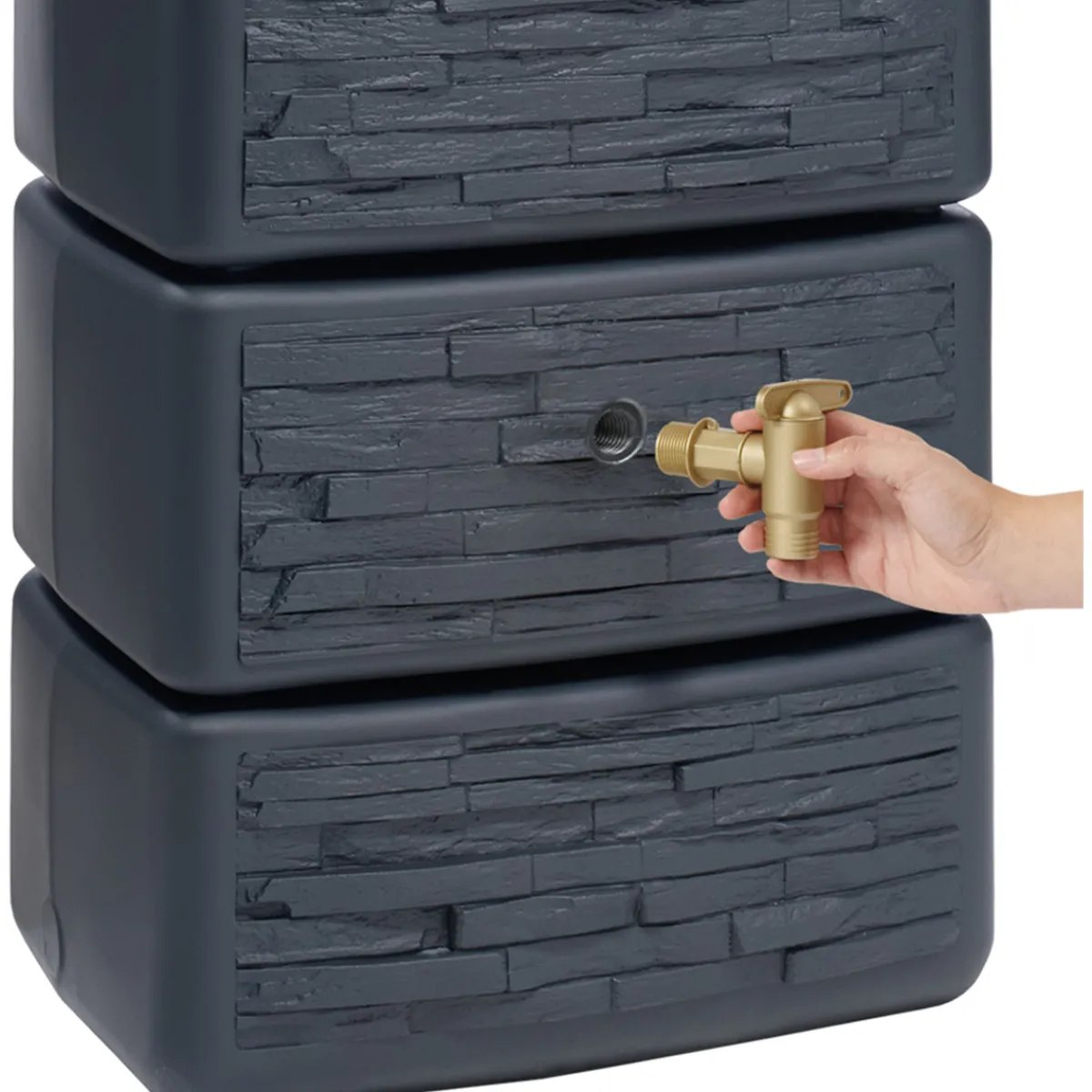Clearance 4rain Wandtank SLIM STONE 330 L