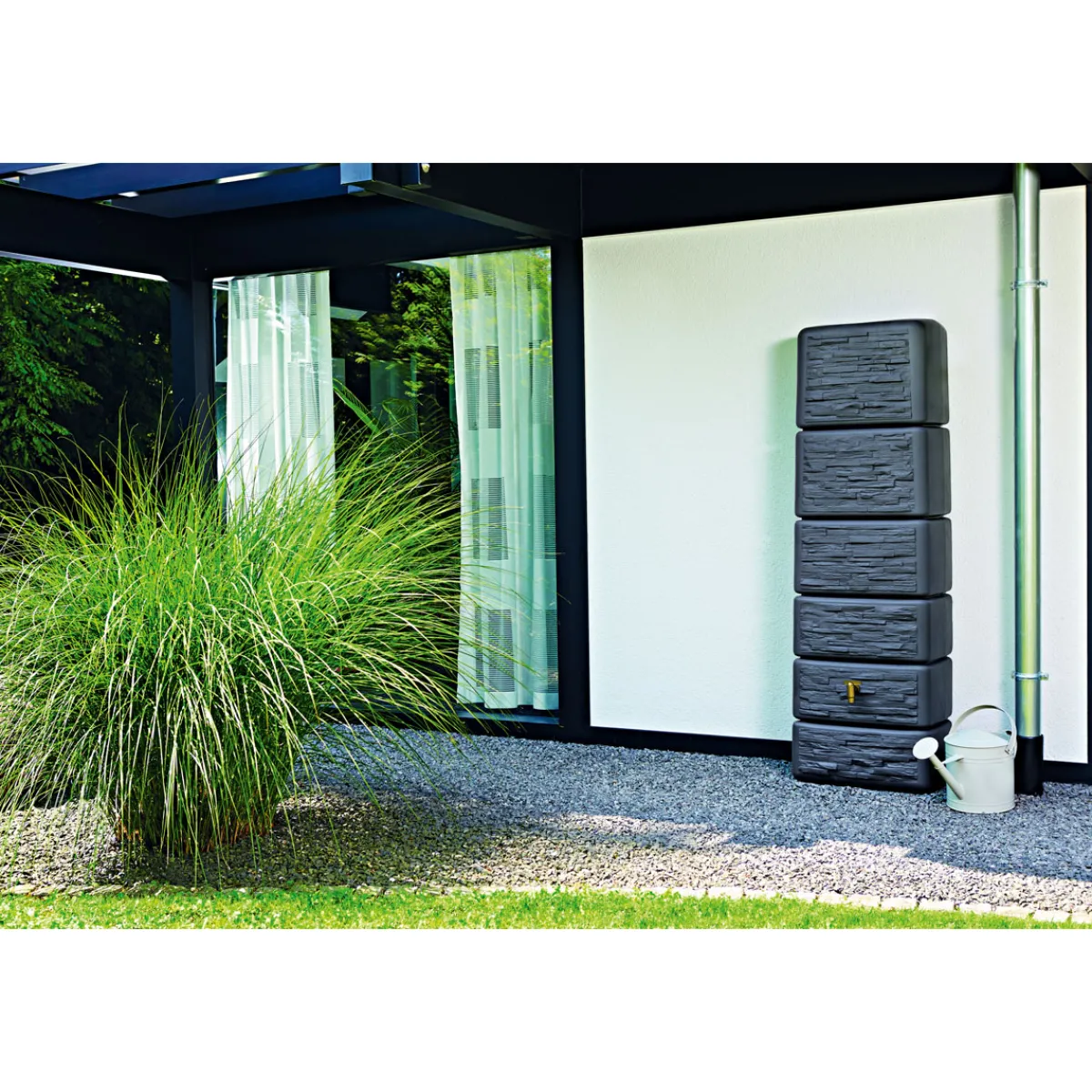 Clearance 4rain Wandtank SLIM STONE 330 L