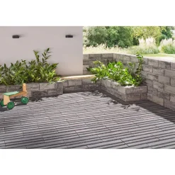 Online Lusit Rasengitterstein ECO City40x20x8cm anthrazit mit Microfase