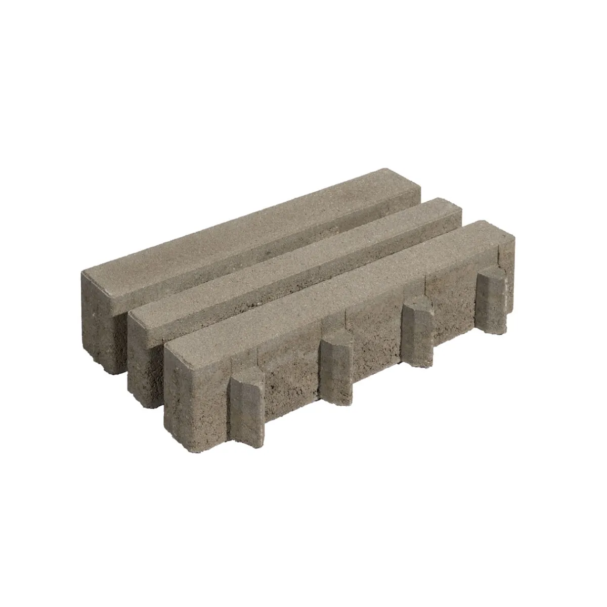 Outlet Lusit Rasengitterstein ECO City40x20x8cm grau mit Microfase