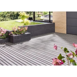 Outlet Lusit Rasengitterstein ECO City40x20x8cm grau mit Microfase