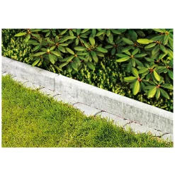 Sale Lusit Rasenkante mit Nut und Feder5x15x100 cm, grau