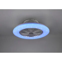 Reality LED-Deckenleuchte Stralsund mit Ventilator weiß