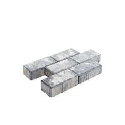 Hot Lusit Rechteckpflaster 20x10 cm, 6 cm stark-Anthrazit-Melange, 50St/qm incl. 2
