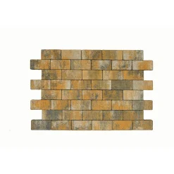 Lusit Rechteck 20x10x6 cm Muschelkalk m. Faseincl. 2 Würfel/Lage