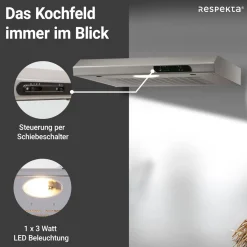 Best Respekta Dunstabzugshaube DH640IXL inox