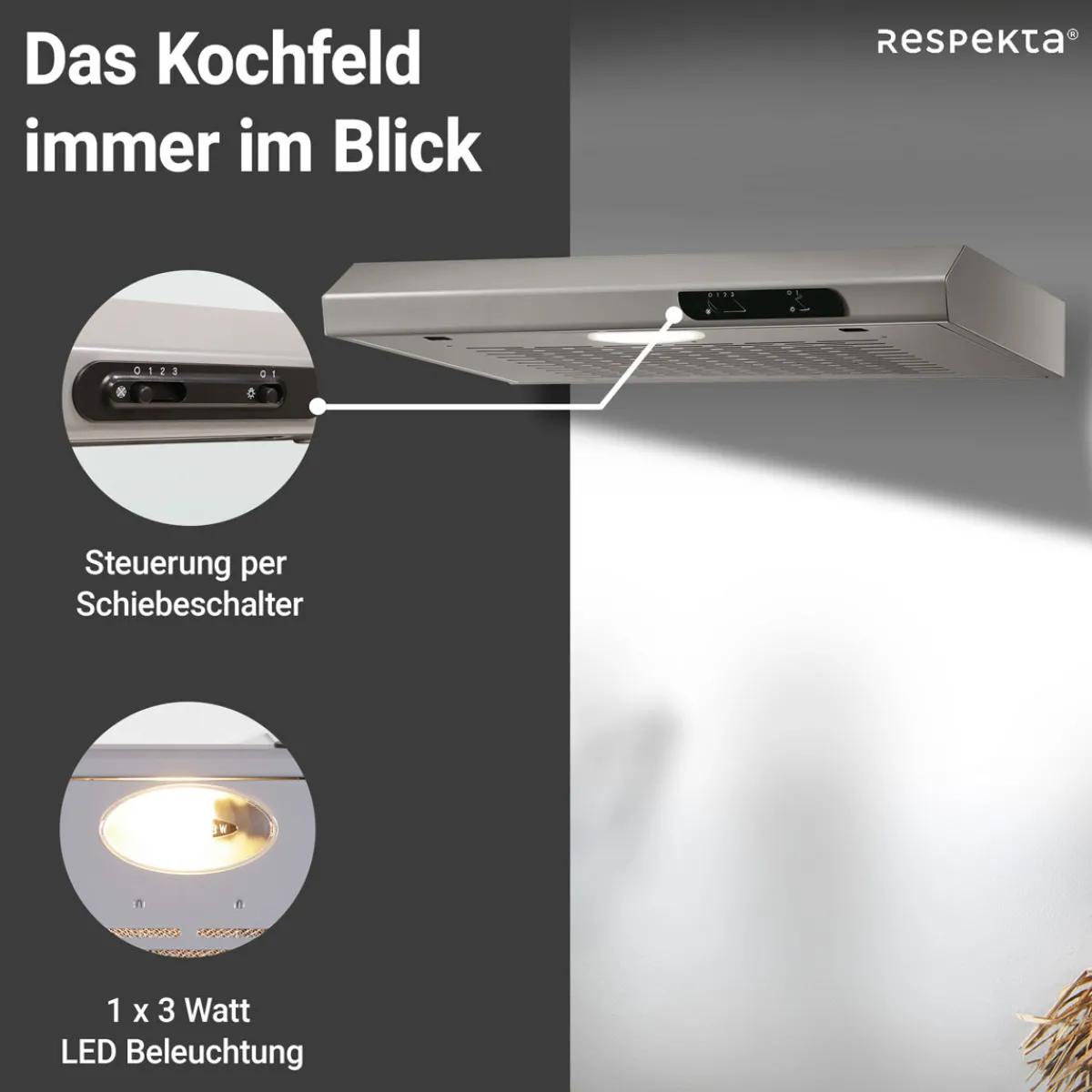 Best Respekta Dunstabzugshaube DH640IXL inox