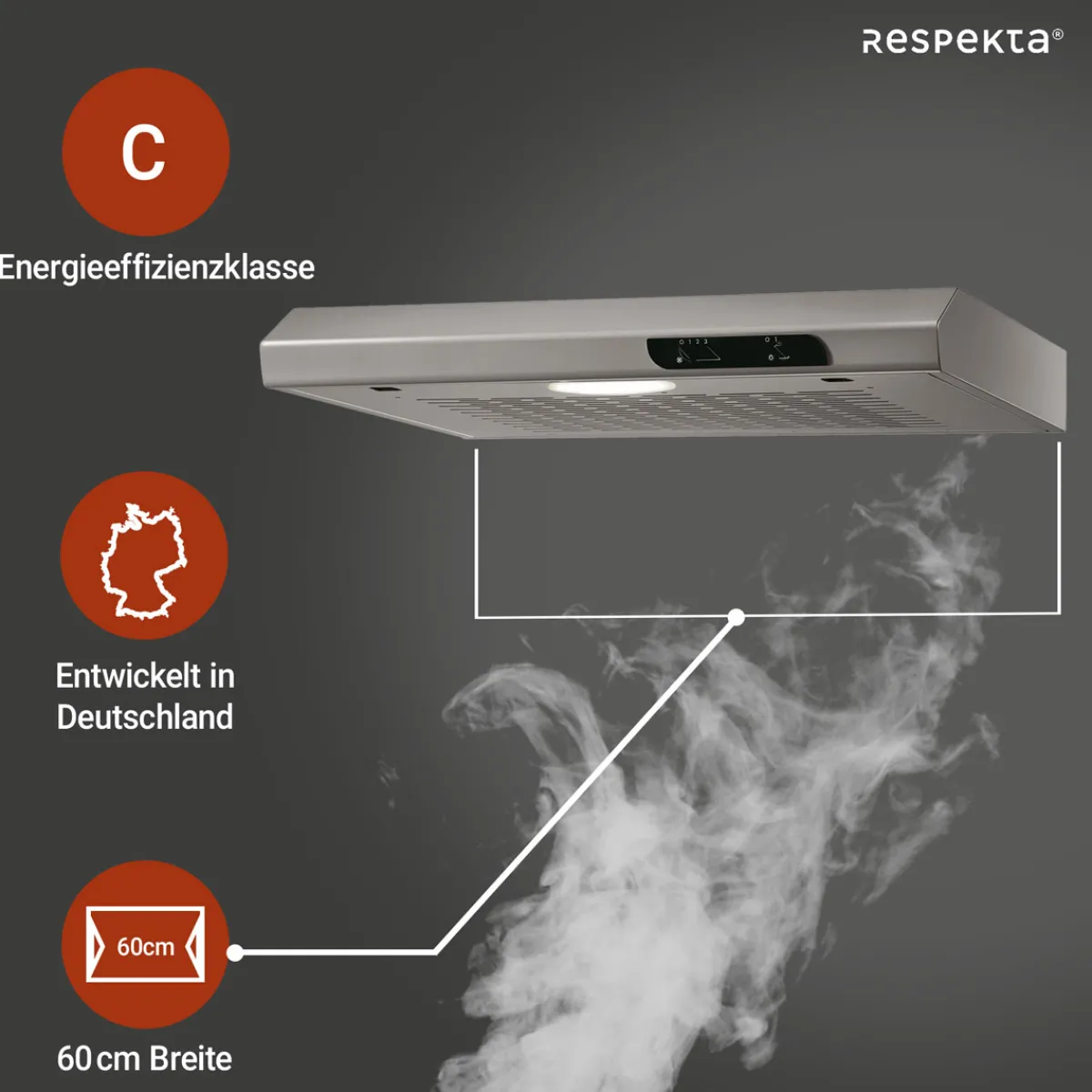 Best Respekta Dunstabzugshaube DH640IXL inox