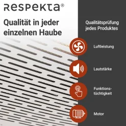 Clearance Respekta Dunstabzugshaube DH520WL weiss