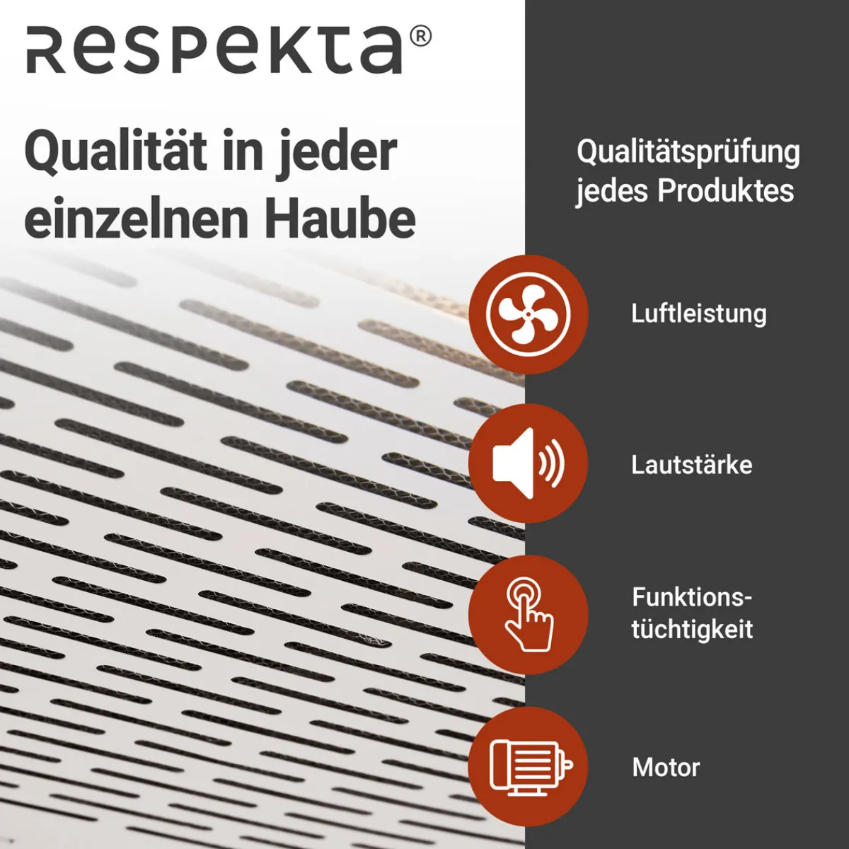 Clearance Respekta Dunstabzugshaube DH520WL weiss